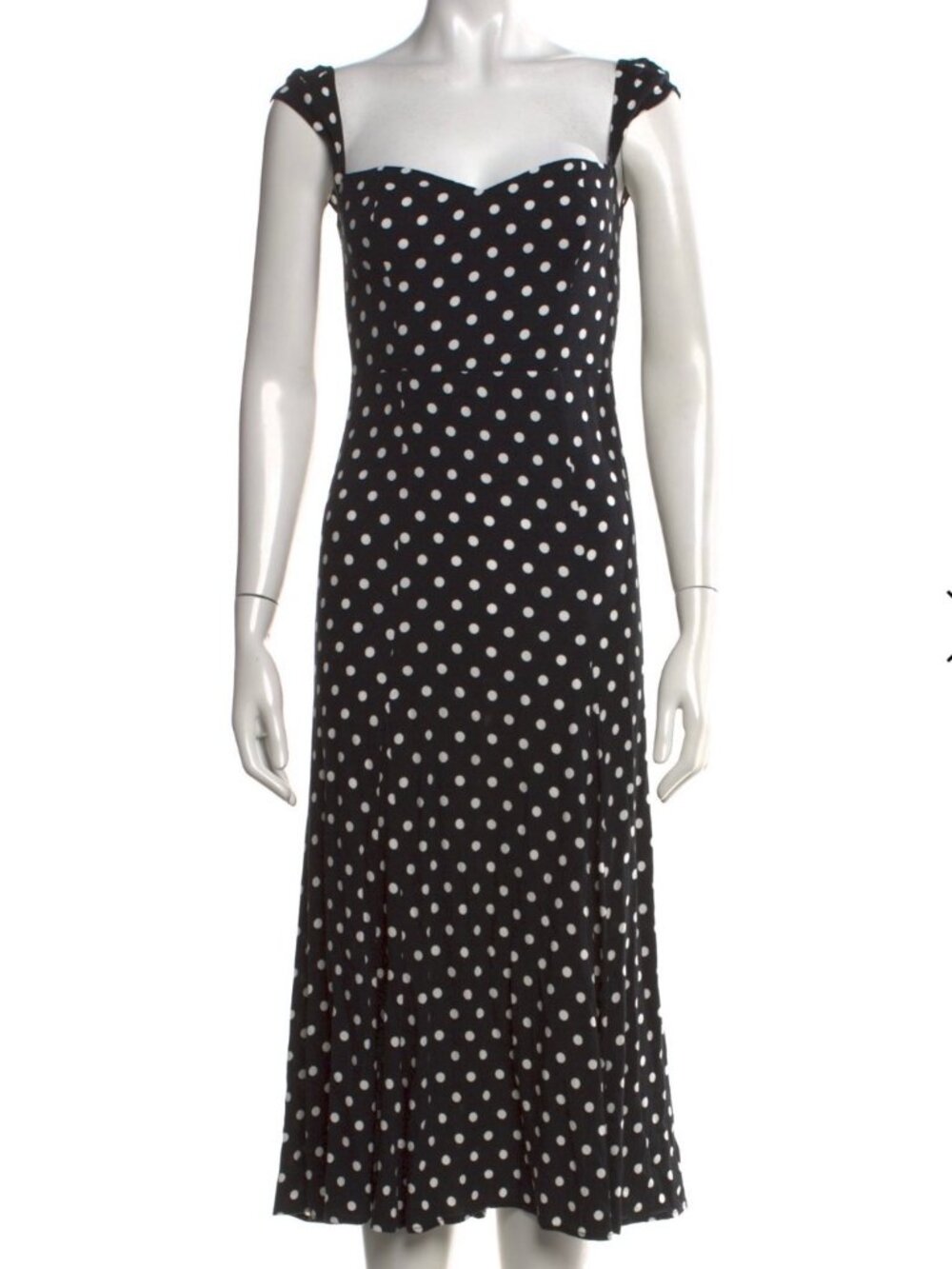 REFORMATION BRYSON MIDI DRESS POLKA DOT